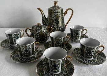 Zestaw 6osb. zielony chinska porcelana