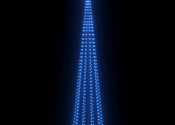 Choinka stożkowa, 752 niebieskich lampek LED, 160x500 cm（328725）