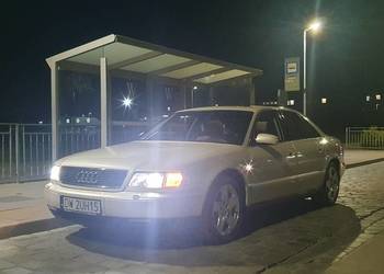 Audi A8 4.2 V8 q. (nowy rozrząd, welur, podw.szyby, el.kier., roleta, hak)