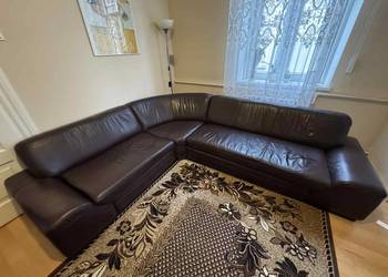 Narożnik Sofa Skórzana rozkladana w super stanie