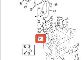 Obudowa skrzyni Case 7110, 7120, 7130, 7140, 7150