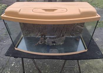 AKWARIUM PANORAMICZNE 112L Pokrywa Filtr Grzałka