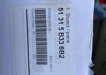 51315B336B2 Uszczelka przedniej szyby bmw