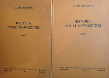 Historia sztuki nowożytnej - Bochnak / 2 tomy /fa
