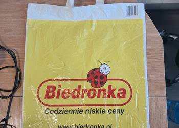 Reklamówka siatka stare logo Biedronka