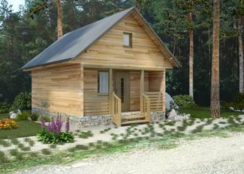 Projekt domu R10- drewniany