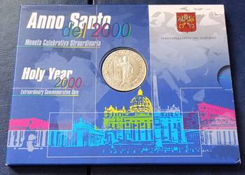 Stare monety 2000 lir 2000 Włochy srebro mennicza