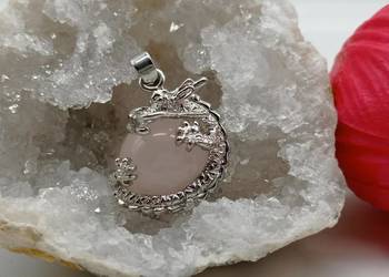 Mix no.3 Wisiorki z kamieniami posrebrzane Vintage lata 90te XX wieku