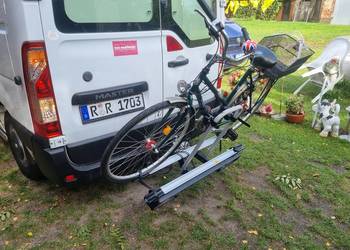 Bagażnik Rowerowy ALU ATLAS na Hak 2 Rowery Ładny Stan - Uchylny