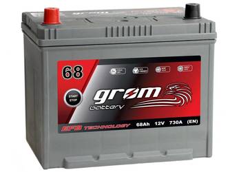 Akumulator GROM EFB START&STOP 68Ah 730A Japan Lewy Plus DTR