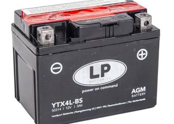 Akumulator motocyklowy 12V 3Ah 40A Landport YTX4L-BS