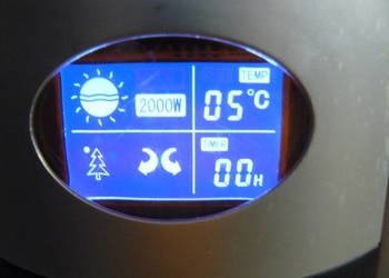Grzejnik wentylator kolumnowy ustawianie temperatury