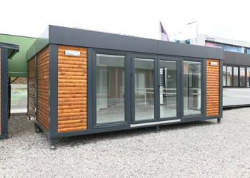 Pawilon kontener handlowy, biurowy, 6x5 gastronomiczny