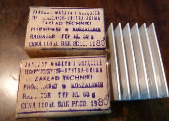 Radiator RL60g wym.60x46x40mm Unitra Unima PRL