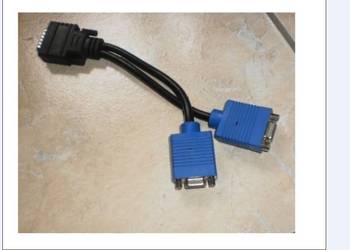 kabel adapter Karta graficzna pc Złącza DMS na vga