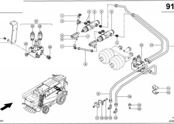 Claas Lexion 600 WŁĄCZNIK CIŚNIENIOWY 0000393480 (Przewody hydrauliczne, u…