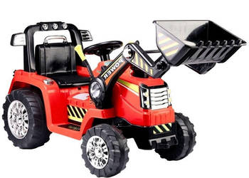 TRAKTOR na akumulator KOPARKA SPYCHACZ auto jeździk samochód autko