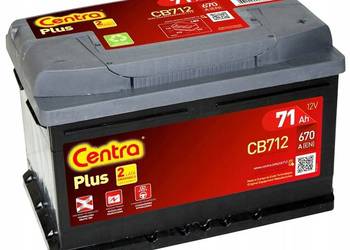 Akumulator Centra Plus 71Ah 670A CB712 P+