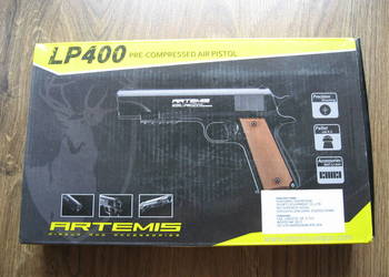 PISTOLET WIATRÓWKA Artemis LP400 ŚRUT kal. 4,5 mm