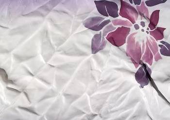 Szal apaszka jedwabna PRL