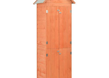 Schowek ogrodowy 71 x 60 x 213 cm drewniany WM-170649