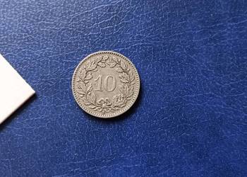 Stare monety 10 rappen 1926 Szwajcaria