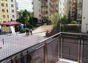 Siatki zabezpieczające balkon dla kota Bezinwazyjny Montaż Warszawa