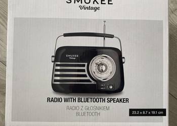Radio retro vintage z funkcją Bluetooth