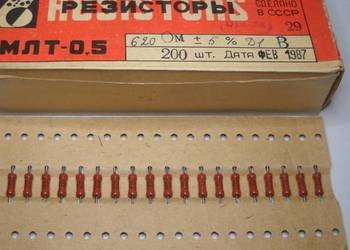 Rezystor 620 Ohm 0,5W MŁT