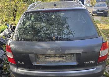 Klapa tylna audi a4 b6 avant