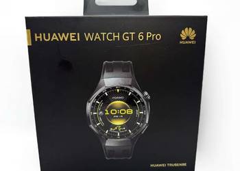 Smartwatch Huawei Watch GT 6 Pro 46mm Active szafirowe szkło NFC czarny