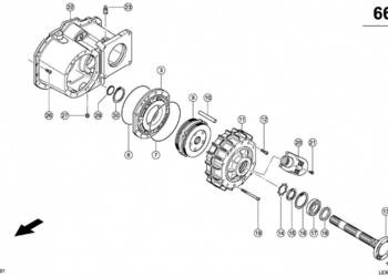 Claas Lexion 600 WAŁEK WTYKOWY 0007702150 (Napęd jezdny; skrzynia biegów d…