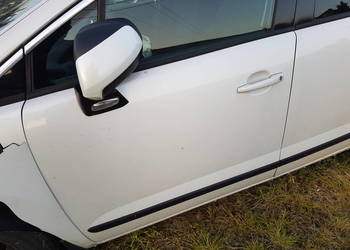 PEUGEOT 3008 I 2011 2012 2013 DRZWI LEWE BIALE KWED