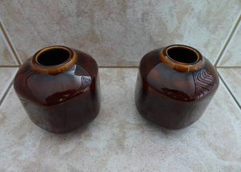 unikatowe wazoniki / świeczniki Porcelit Pruszków