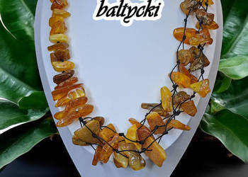Korale z bursztynu, bursztyn bałtycki kudłacz #234 Korale z bursztynu, bursztyn bałtycki kudłacz #234