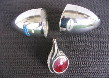 2 x firmowe Lampy przednie na dynamo metalowe AXA i RALEIGH