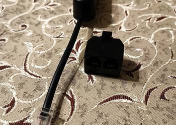 Mikrofiltr Telefoniczny ADSL Mały Neostrada Internet Czarny Nowy