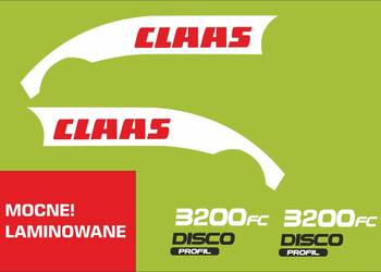 Naklejki claas 3200fc laminowane bardzo trwałe