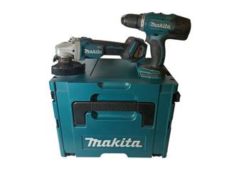 Zestaw Makita 18V ( wkrętarka + szlifierka )