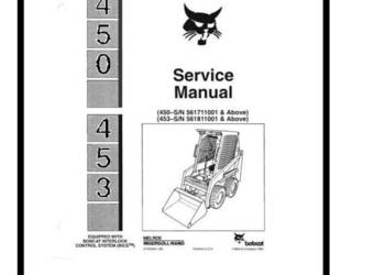 Bobcat 450, 453 Service Manual, instrukcja napraw wysyłka !