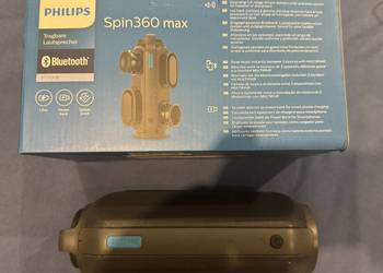 Głośnik Bluetooth Philips BT6700B Spin360, przestrzenny, powerbank.