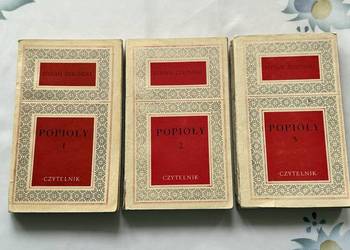 Popioly-powiesc S. Zeromskiego w 3 tomach-ksiazka