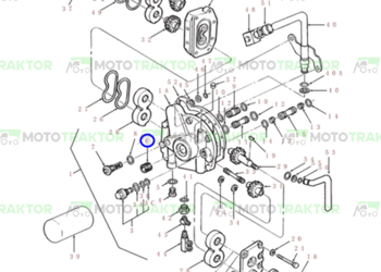 ZŁĄCZE POMPY HYDRAULICZNEJ I FILTRA NYPEL FORD NEW HOLLAND 81867935
