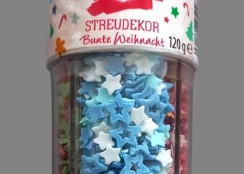 Posypka cukrowa w kształcie świątecznych cukierków 120g