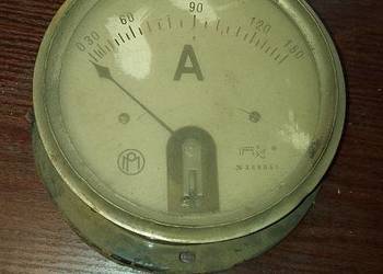 Zabytkowy AMPEROMIERZ kolekcjonerski duży 16 i 18cm 2szt