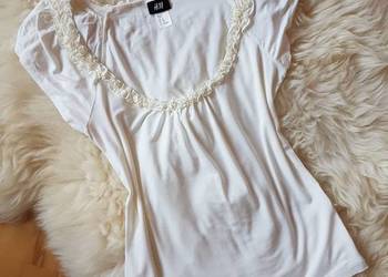 Kremowa bluzka H&M Nowa 36 38