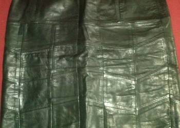 Czarna spódnica z naturalnej skóry