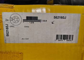 Tarcze hamulcowe Opel Sintra