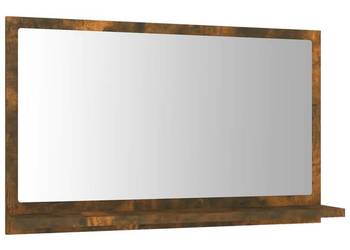 vidaXL Lustro łazienkowe, przydymiony dąb(SKU:815636)