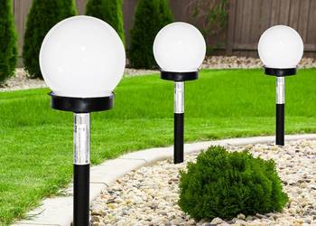 Lampka ogrodowa solarna kulka